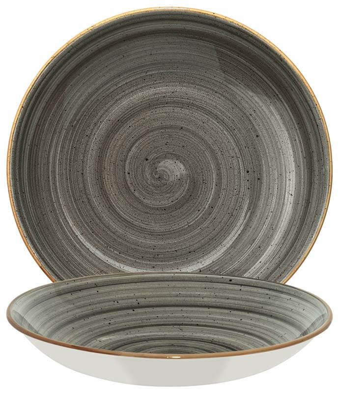 Bonna Aura Space Gourmet Teller tief 20cm grau - 12 Stück Bonna Aura Space Gourmet Teller tief 20cm grau - 12 Stück
