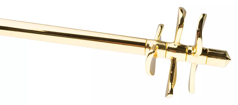Lux Swizzlestick, goldfarben, Überbartools - 40cm Lux Swizzlestick, goldfarben, Überbartools - 40cm