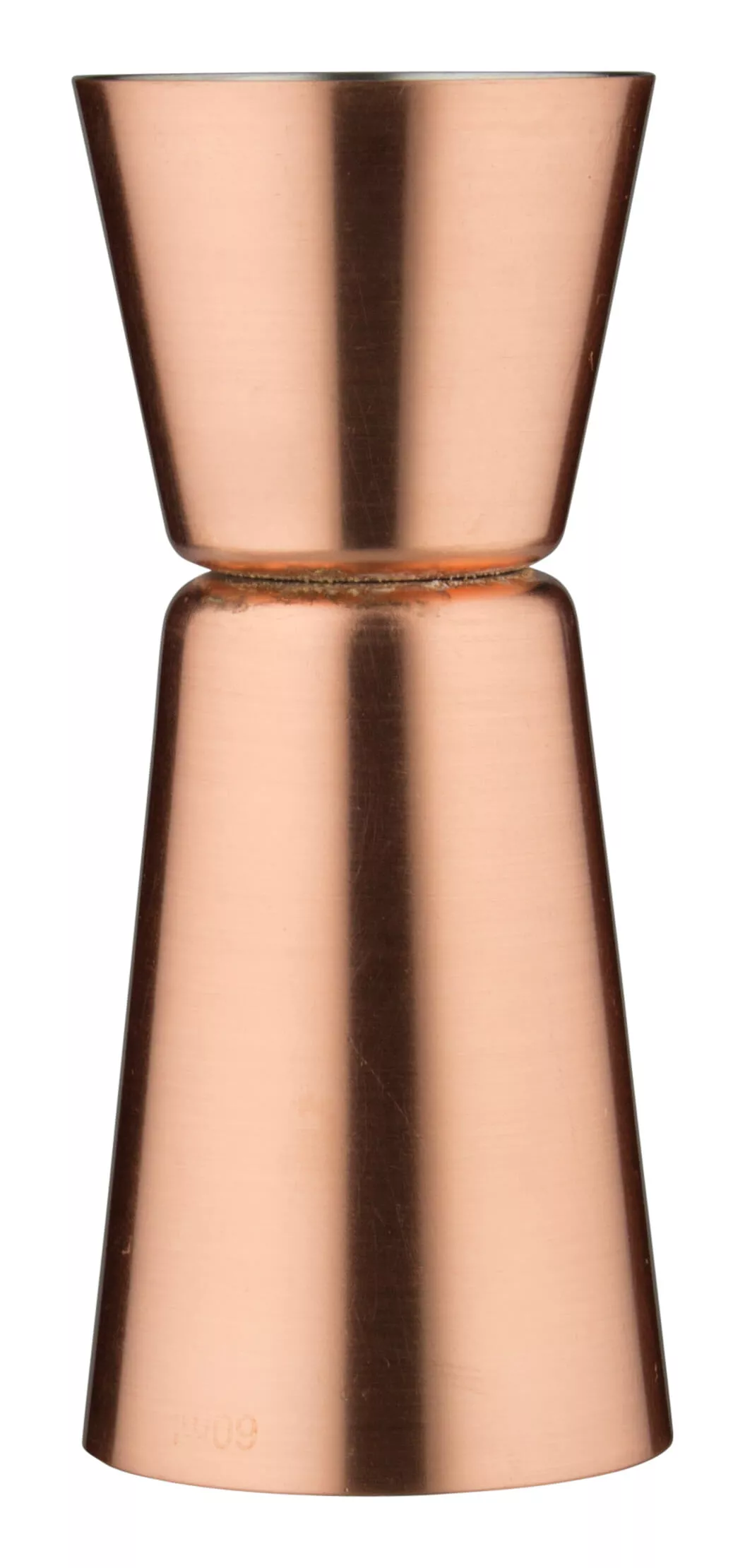 Doppelmessbecher, kupferfarben - Edelstahl (3/6cl) Doppelmessbecher, kupferfarben - Edelstahl (3/6cl)