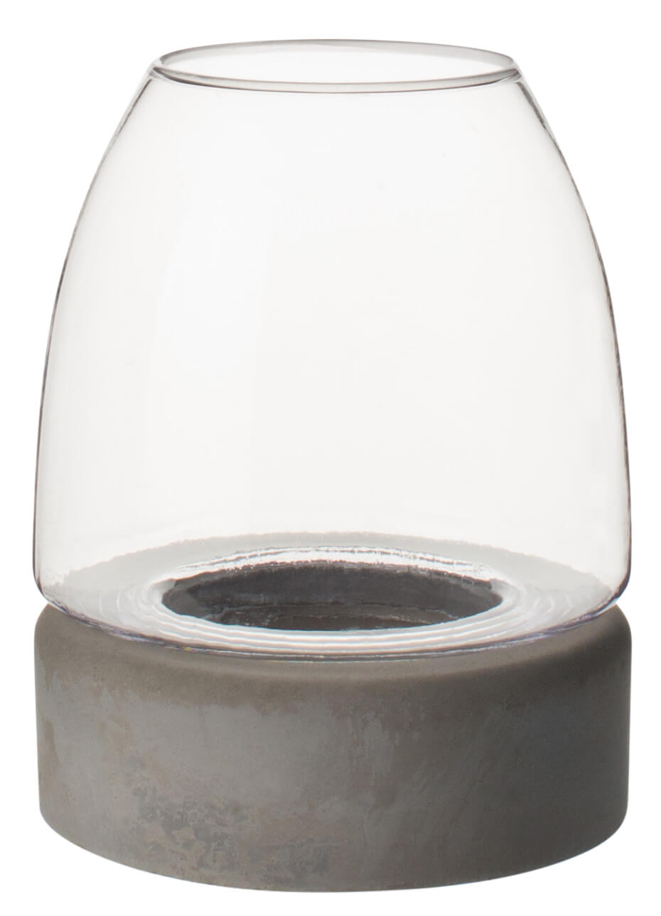 Relight Kerzenhalter Outdoor, Bolsius, Beton und Kunststoff - 13,8x9,9cm (4 Stk.)