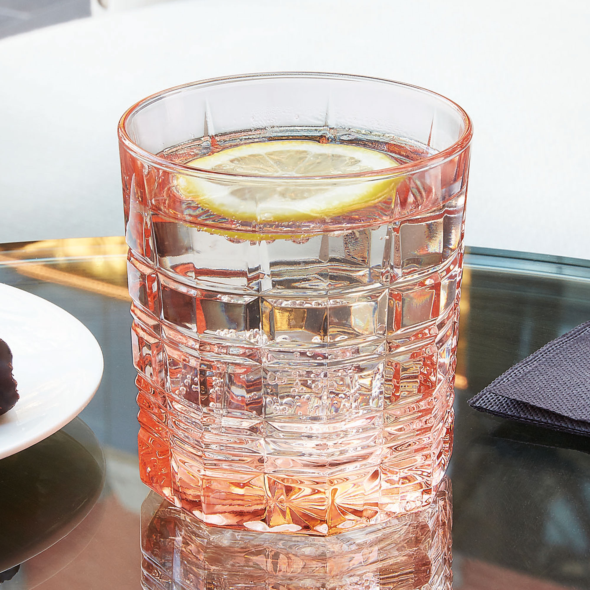 Whiskyglas Brixton Colors, Arcoroc, pink - 300ml (1 Stk.)