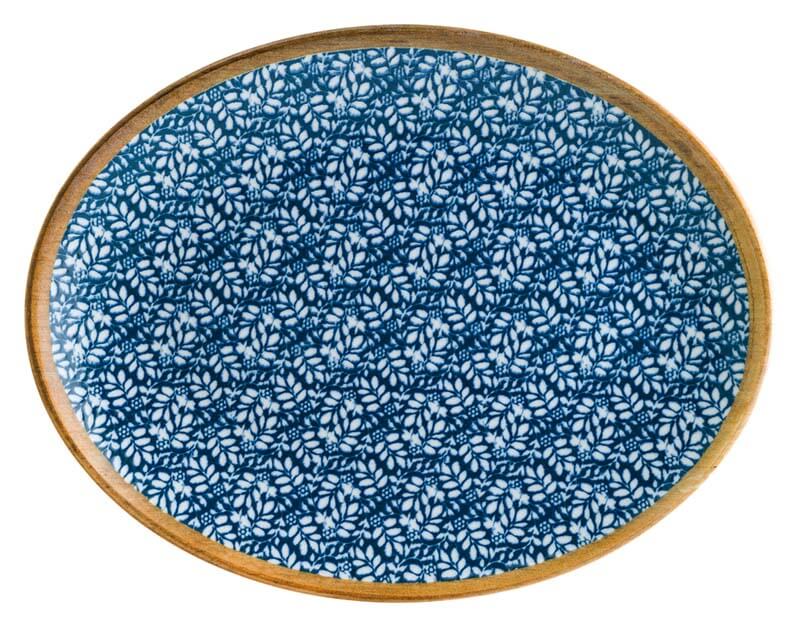 Bonna Lupin Moove Platte oval 36x28cm blau - 6 Stück Bonna Lupin Moove Platte oval 36x28cm blau - 6 Stück