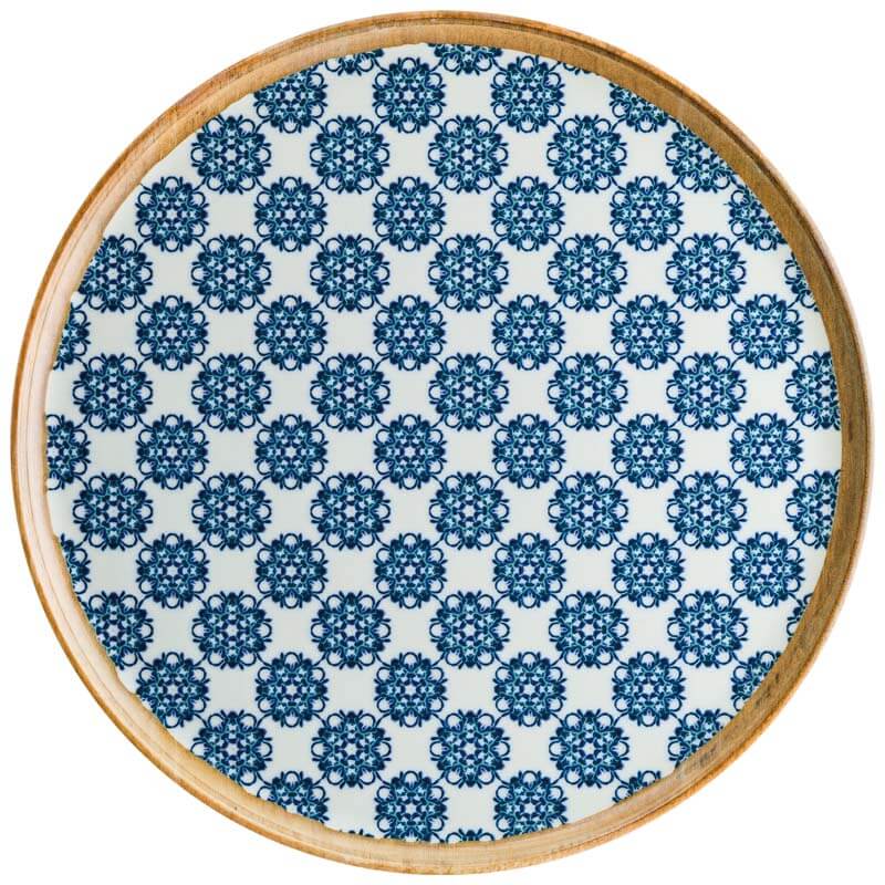 Bonna Lotus Gourmet Pizzateller 32cm blau - 6 Stück Bonna Lotus Gourmet Pizzateller 32cm blau - 6 Stück