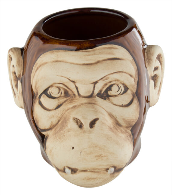 Tiki Becher "Monkey", shiny finish - 550ml