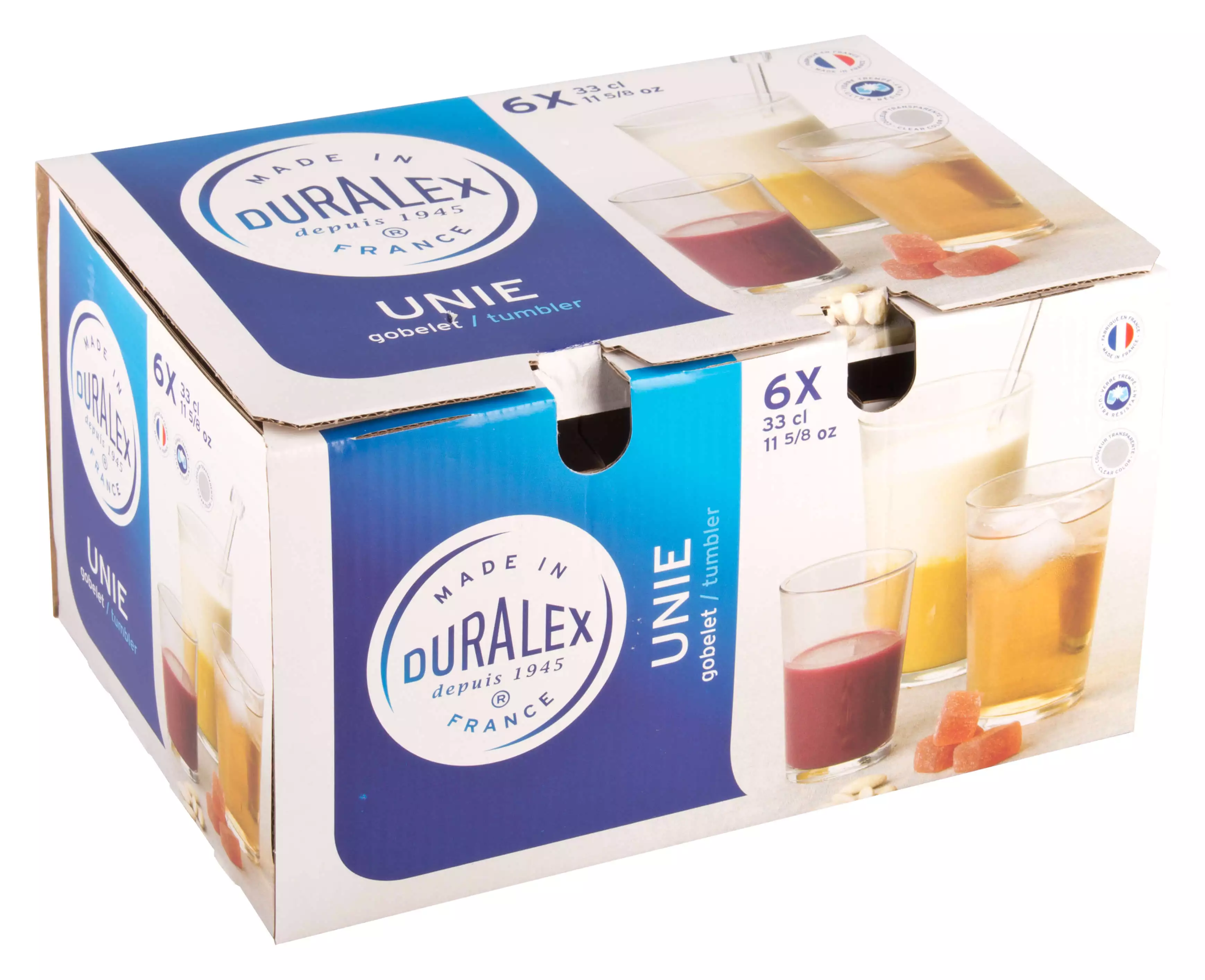 Longdrinkglas Chope Unie, Duralex - 330ml (1 Stk.) Longdrinkglas Chope Unie, Duralex - 330ml (1 Stk.)