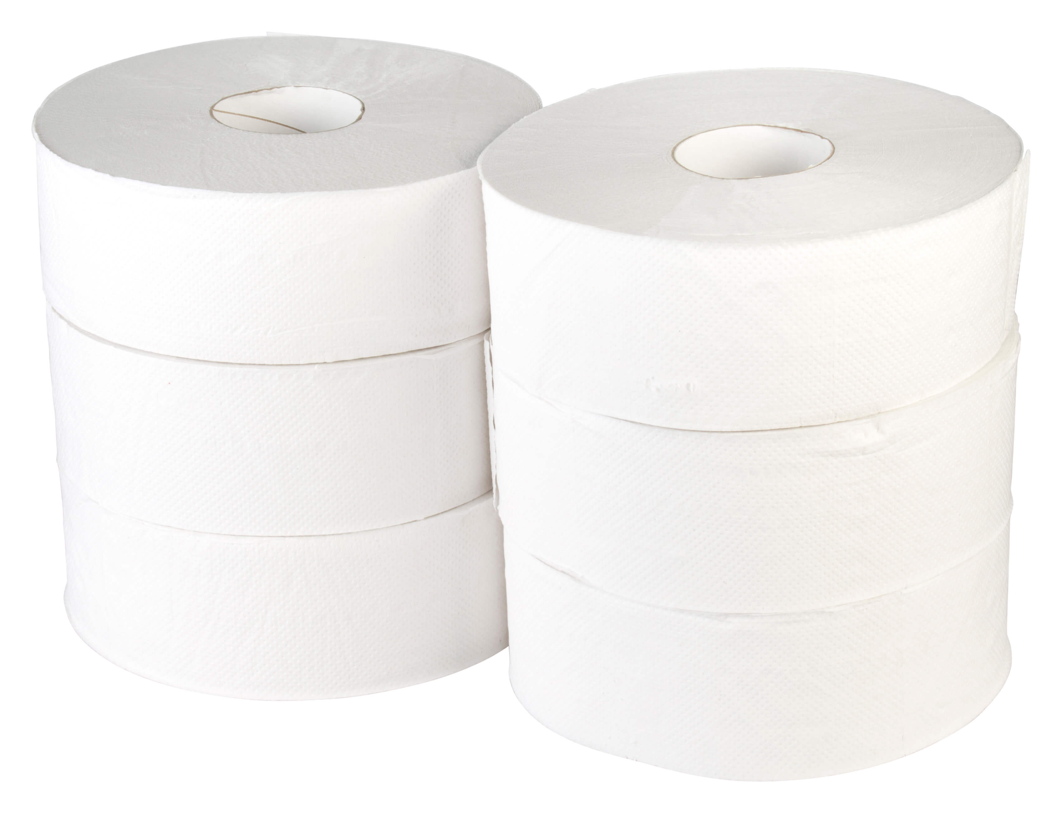 Jumbo Toilettenpapier 2lg. - weiß (6Stk.)