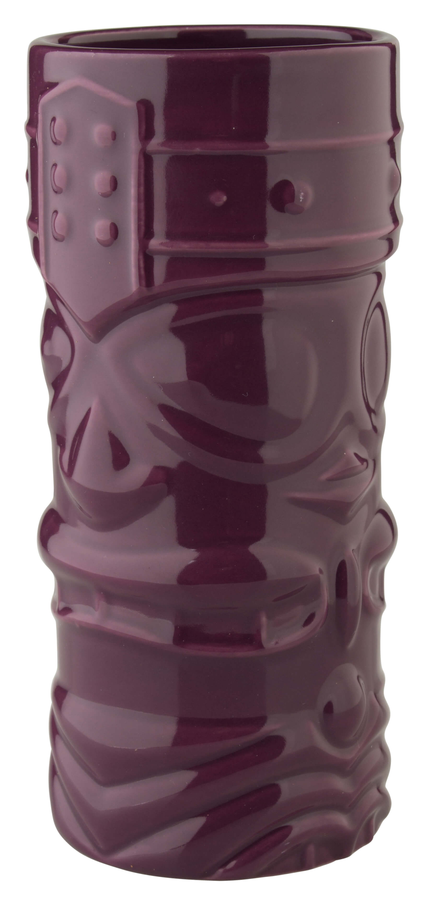 Tiki Becher Face, purple - 400ml