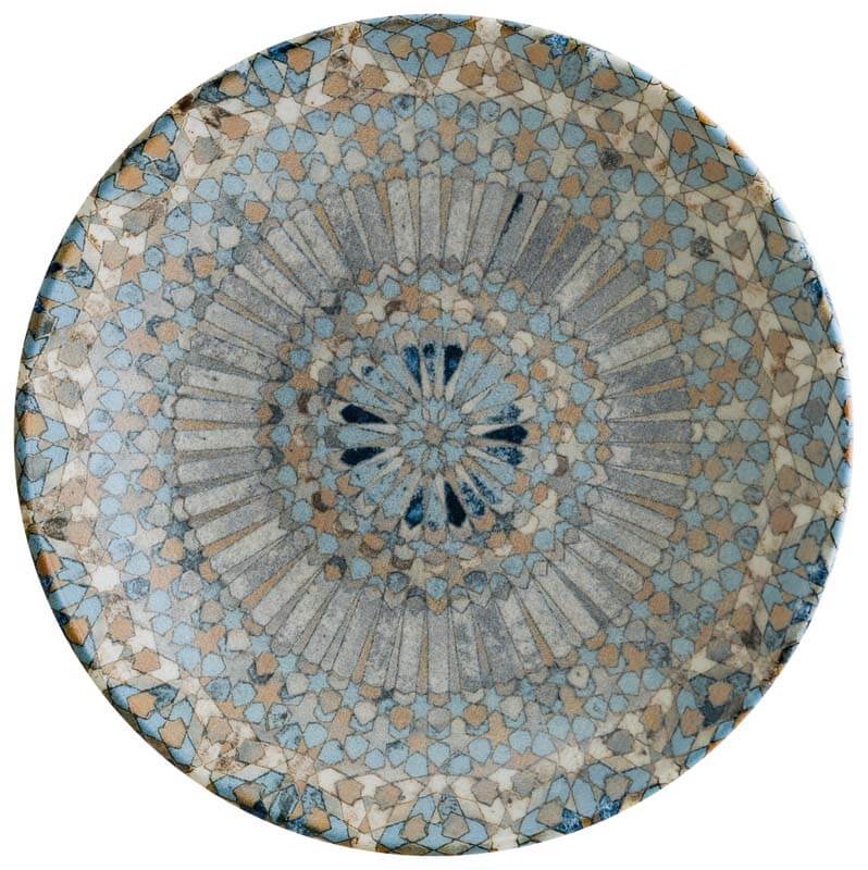 Bonna Luca Mosaic Bloom Teller tief 23cm bunt - 6 Stück