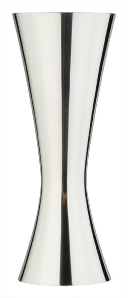 Doppelmessbecher Aero, poliert, Urban Bar - Edelstahl (20/40ml)