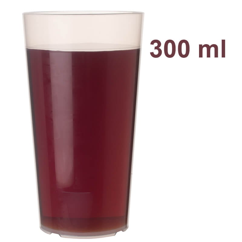 Mehrweg-Trinkbecher, Polypropylen - 0,3l (10 Stk.) Mehrweg-Trinkbecher, Polypropylen - 0,3l (10 Stk.)