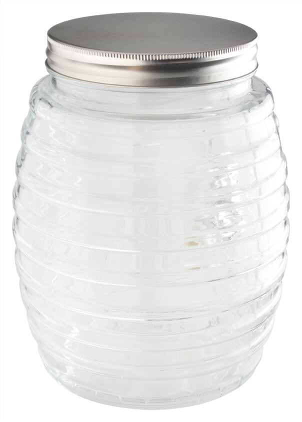 Getränkespender Tiki, Glas, mit Zapfhahn und Deckel - 5,0l