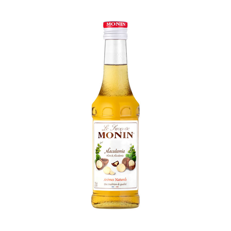 Macadamia - Monin Sirup Kleinflasche (0,25l) Macadamia - Monin Sirup Kleinflasche (0,25l)