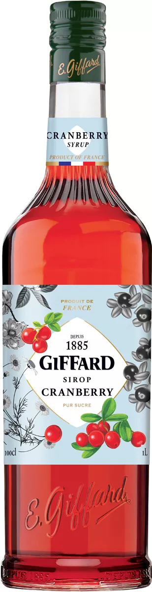 Cranberry - Giffard Sirup (1,0l) Cranberry - Giffard Sirup (1,0l)