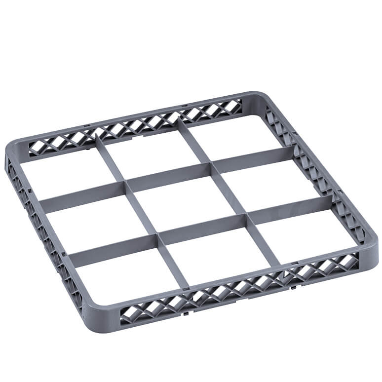 Aufsatz Spülkorb 9-Fach, grau (Rack 98) - 50x50x4,5cm Aufsatz Spülkorb 9-Fach, grau (Rack 98) - 50x50x4,5cm