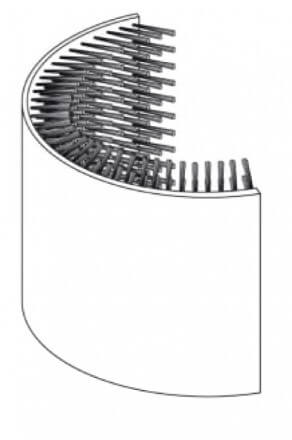 Außenrandbürste für Delfin Gläserspüler TS2100/3100