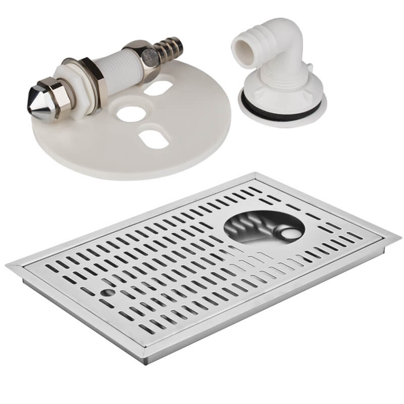 Einlasstropfblech mit Gläserdusche / Shakerdusche Einlasstropfblech mit Gläserdusche / Shakerdusche