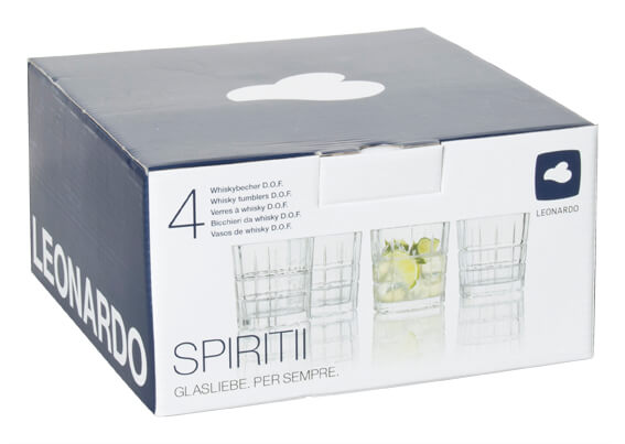 D.O.F. Glas Spiritii, Leonardo - 360ml (4 Stk.)