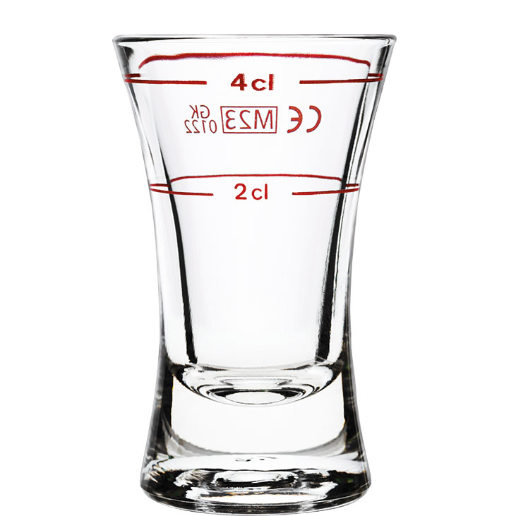 Schnapsglas Wachtmeister - 56ml, 2cl+4cl Eiche (12 Stk.) Schnapsglas Wachtmeister - 56ml, 2cl+4cl Eiche (12 Stk.)