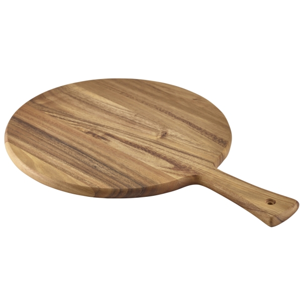 Pizzabrett / Paddleboard rund, Akazienholz - 33 x 47 x 1,5 cm Pizzabrett / Paddleboard rund, Akazienholz - 33 x 47 x 1,5 cm