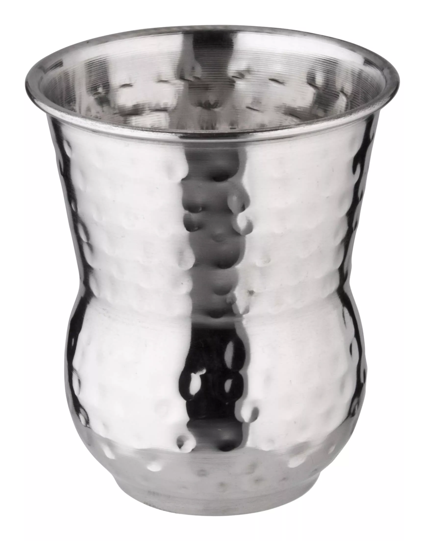 Julepbecher Marokko, gehämmert, Edelstahl - 400ml Julepbecher Marokko, gehämmert, Edelstahl - 400ml