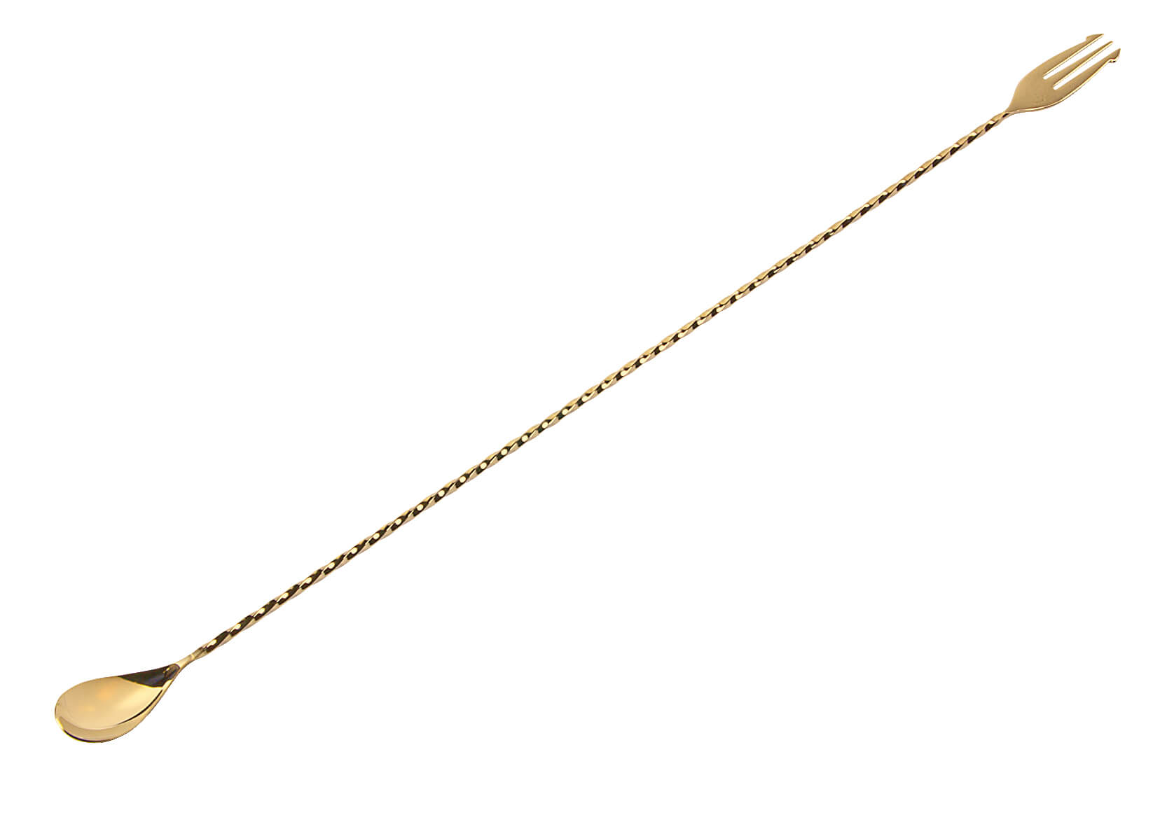 Barlöffel Japan, Edelstahl, goldfarben - 50cm