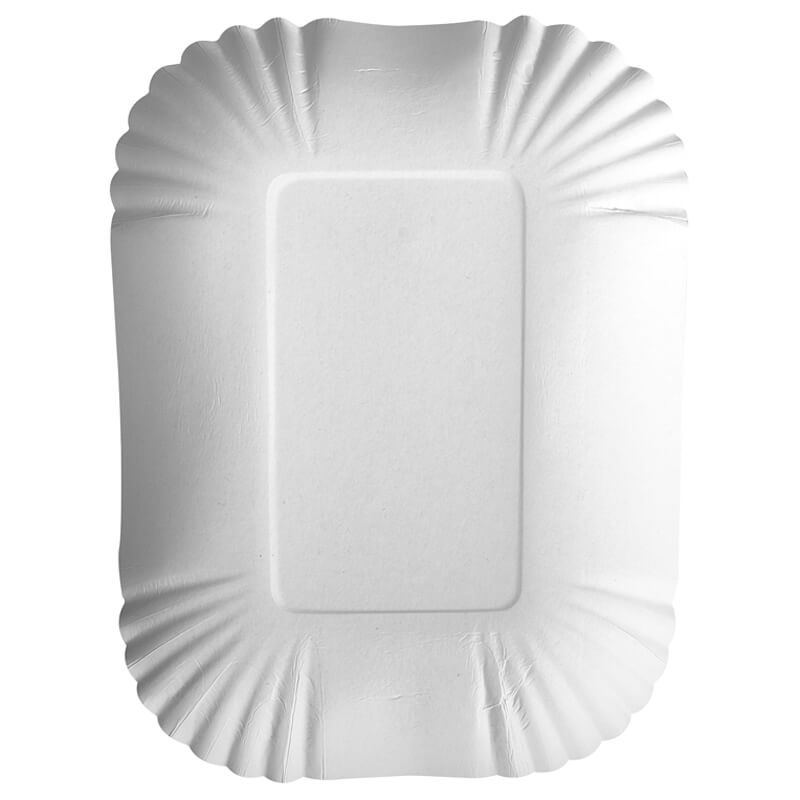Schale eckig, Pappe pure weiß - 13,0x17,5x3,0cm (250 Stk.) Schale eckig, Pappe pure weiß - 13,0x17,5x3,0cm (250 Stk.)
