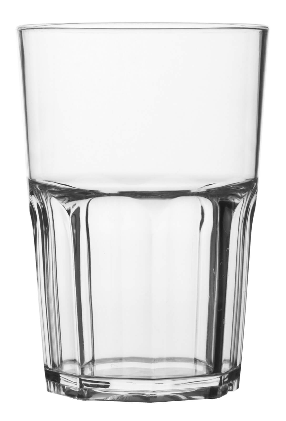 Kunststoffbecher Granity, SAN, transparent - 400ml (1 Stk.)