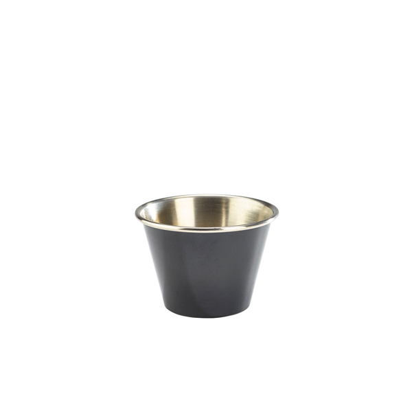 Dipschale, Edelstahl, schwarz - 71ml (24 Stk.)