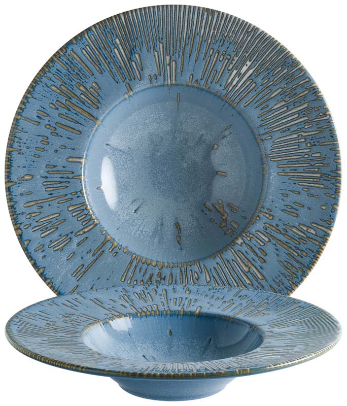 Bonna Snell Sky Banquet Pastateller 28cm blau - 6 Stück Bonna Snell Sky Banquet Pastateller 28cm blau - 6 Stück