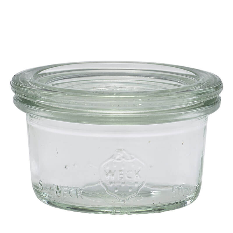 Mini WECK-Glas mit Deckel - 50ml / 6x3,5cm (24 Stk.)