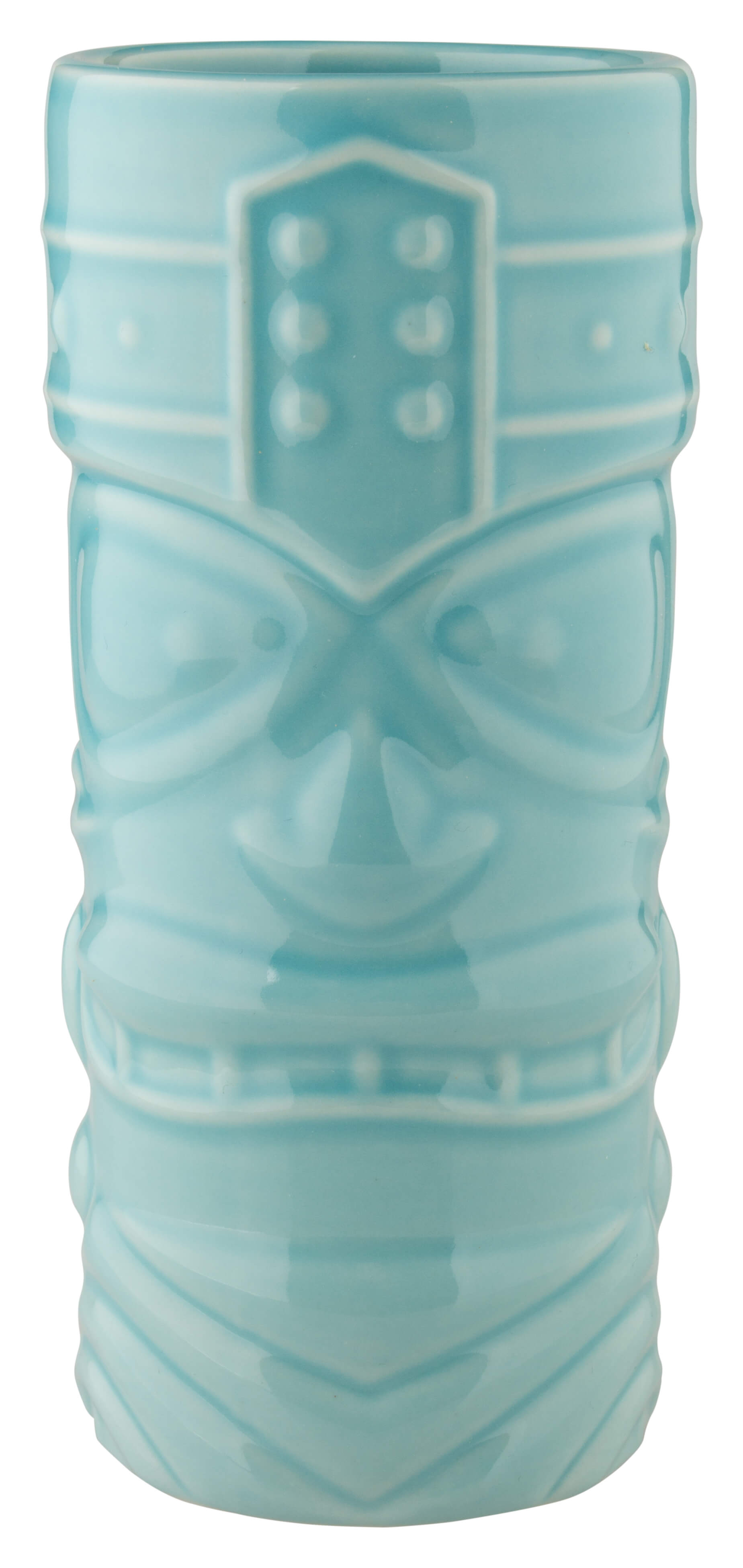 Tiki Becher Face, blau - 400ml