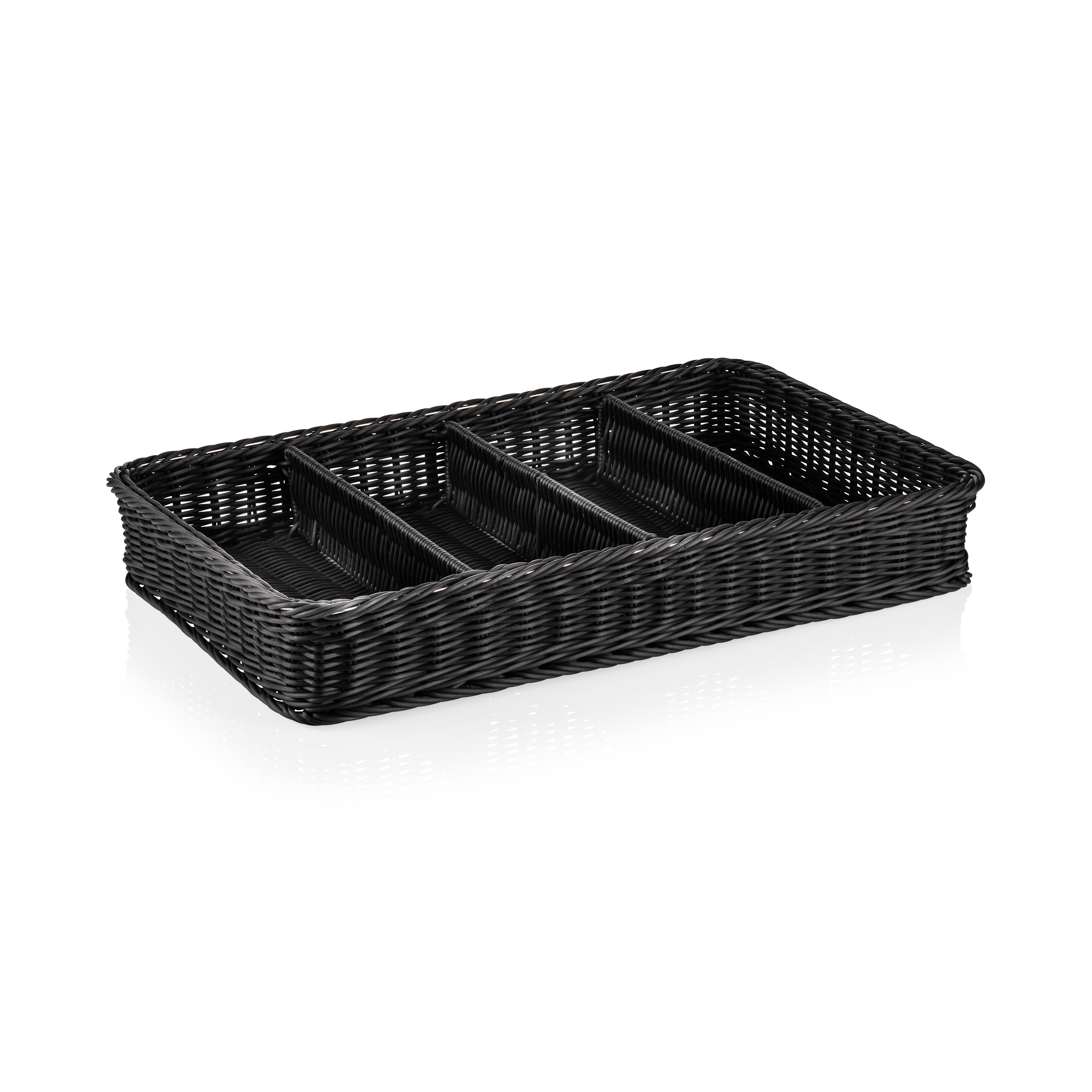 Besteckkorb Polypropylen schwarz - 53x32,5x9cm (GN 1/1) Besteckkorb Polypropylen schwarz - 53x32,5x9cm (GN 1/1)