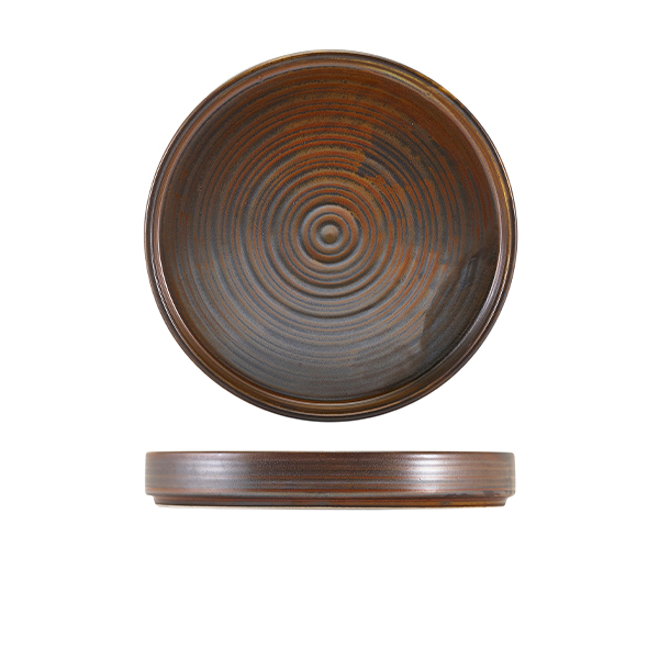 Präsentationsteller Terra Rustic Copper – 20,5 cm (6 Stk.)