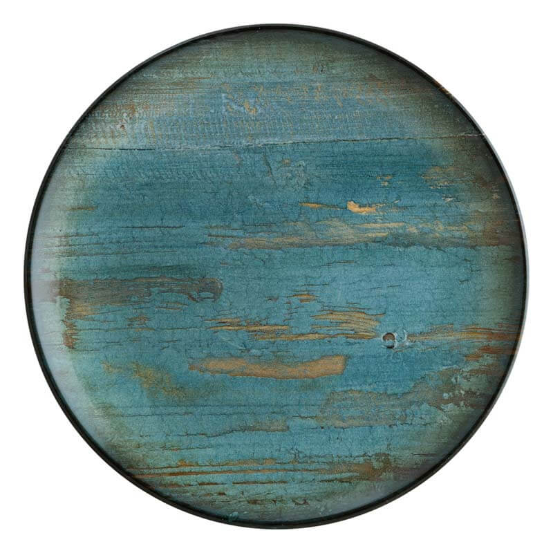 Bonna Madera Mint Gourmet Teller flach 21cm blau - 12 Stück