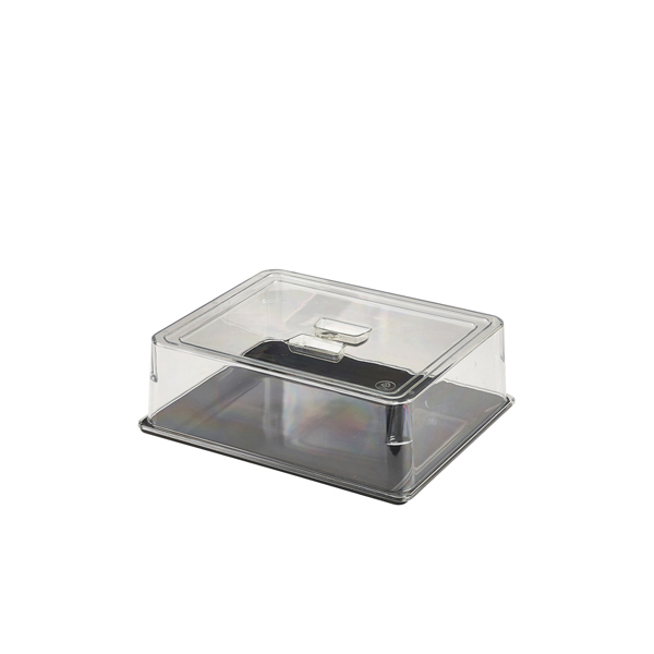 Abdeckung / Haube, Polycarbonat - 32,5x26,5x10cm (GN 1/2)