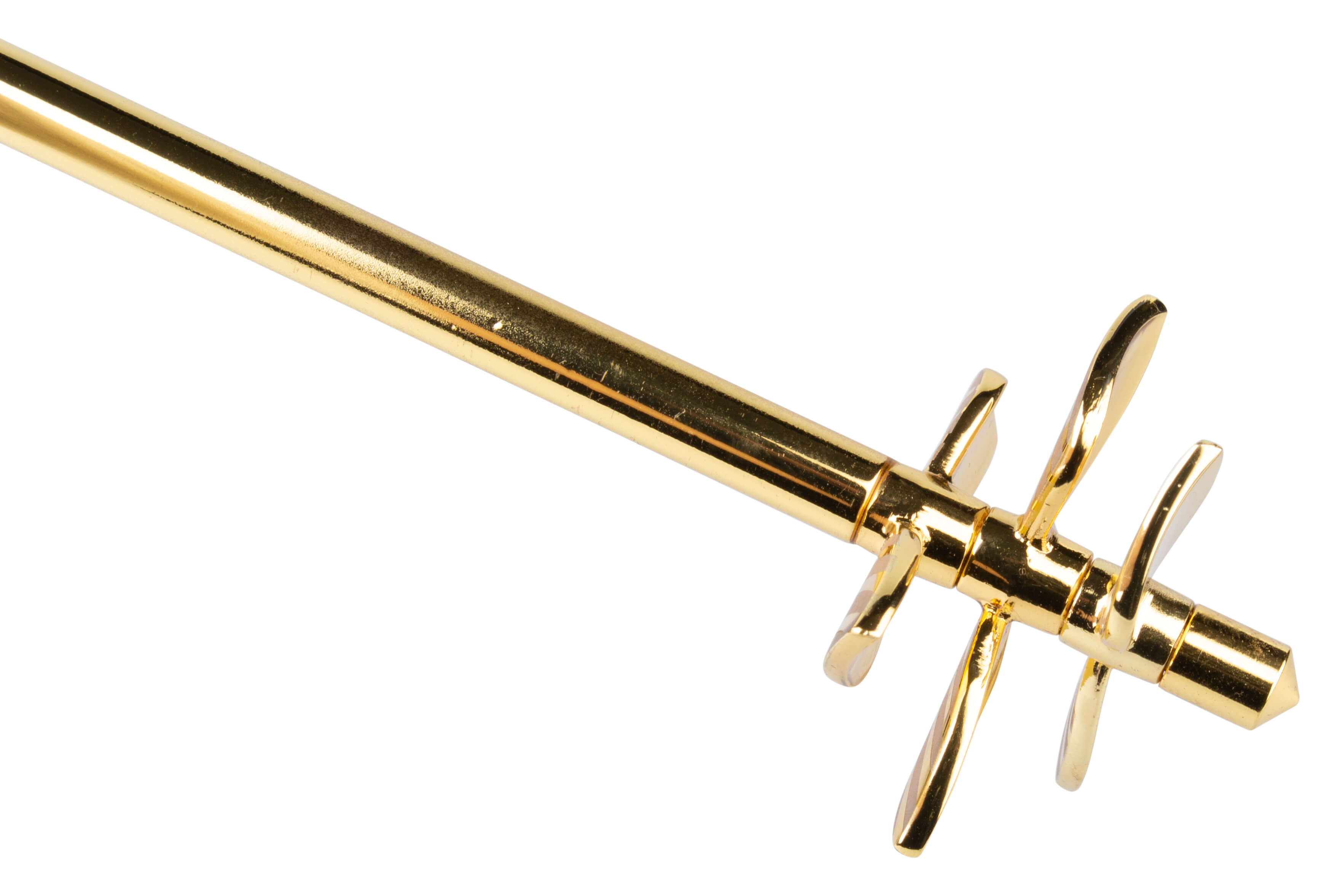 A Swizzlestick, goldfarben, Überbartools - 41,5cm