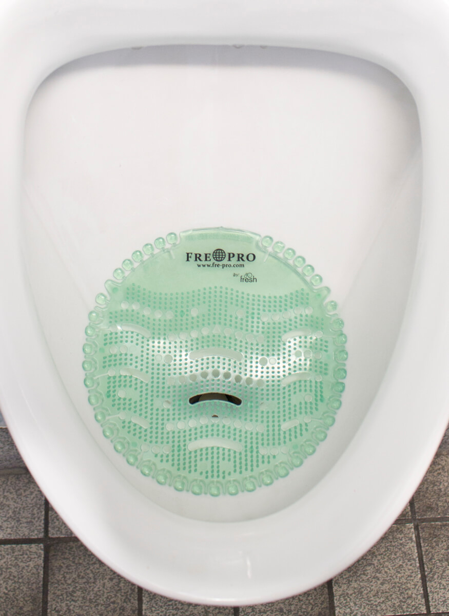 Schutzsieb für Urinale, grün - Duft: Gurke-Melone (1 Stk.)