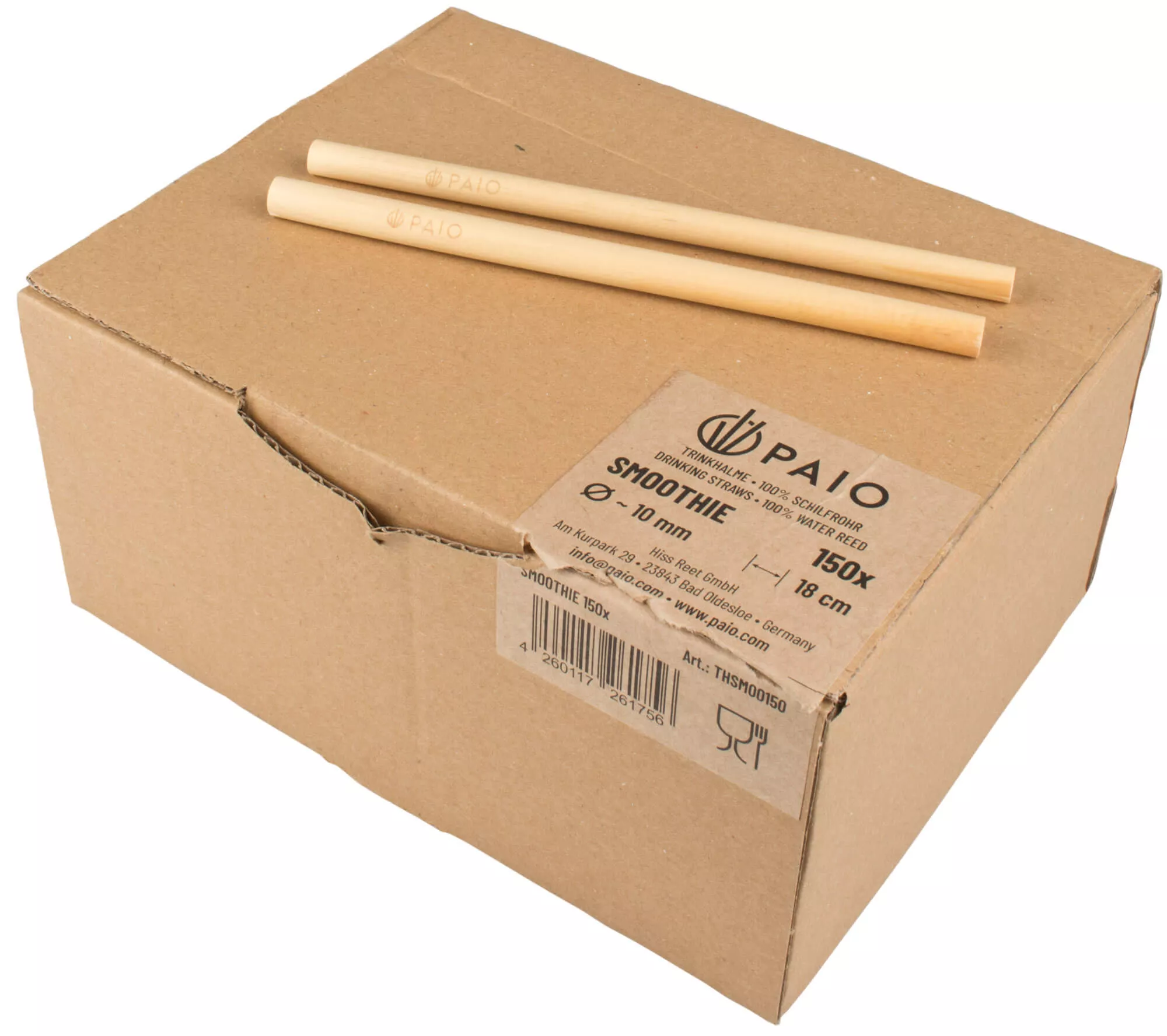 Trinkhalme, Schilf (10x180mm) - natur (150 Stk.) Trinkhalme, Schilf (10x180mm) - natur (150 Stk.)