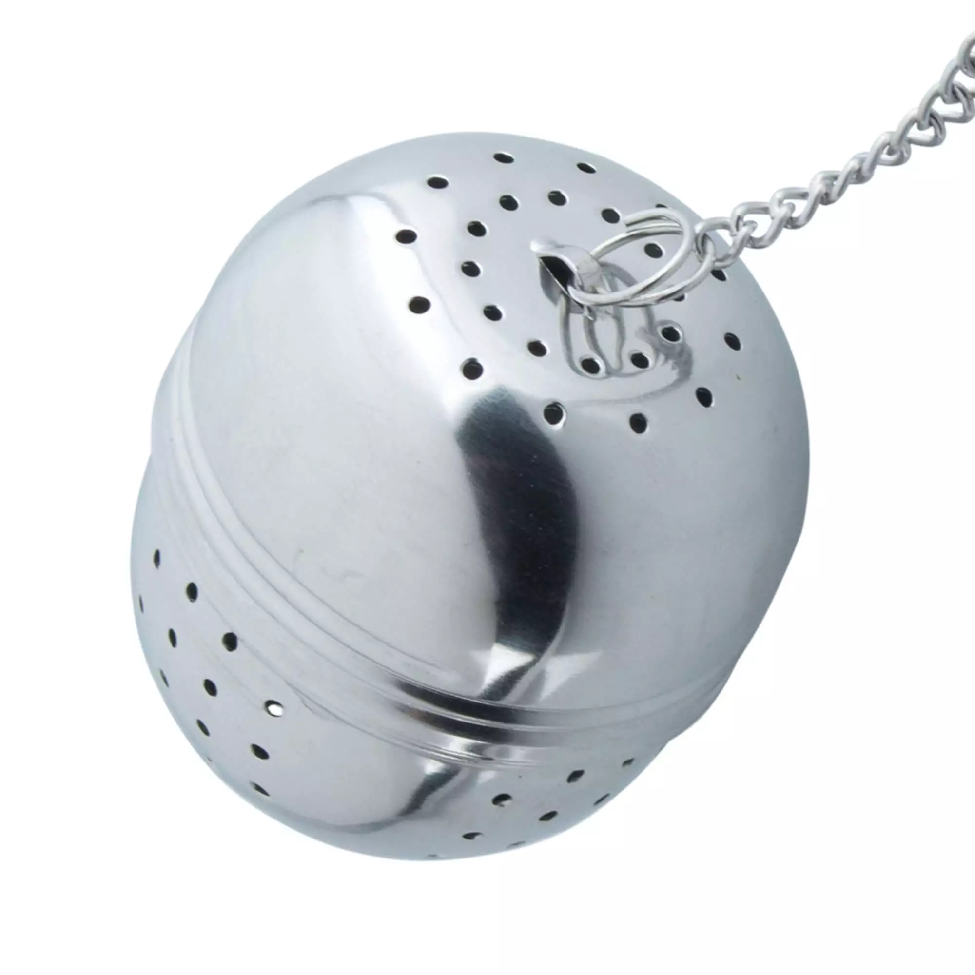 Teesieb / Tee-Ei mit Kette, Edelstahl - 4cm Teesieb / Tee-Ei mit Kette, Edelstahl - 4cm