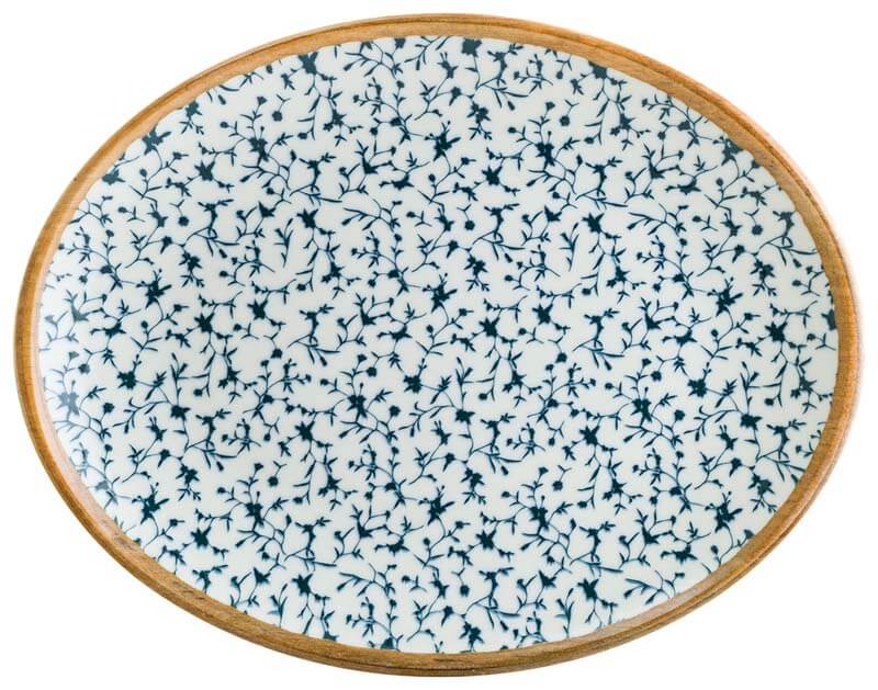 Bonna Calif Moove Platte oval 25x19cm blau - 12 Stück Bonna Calif Moove Platte oval 25x19cm blau - 12 Stück