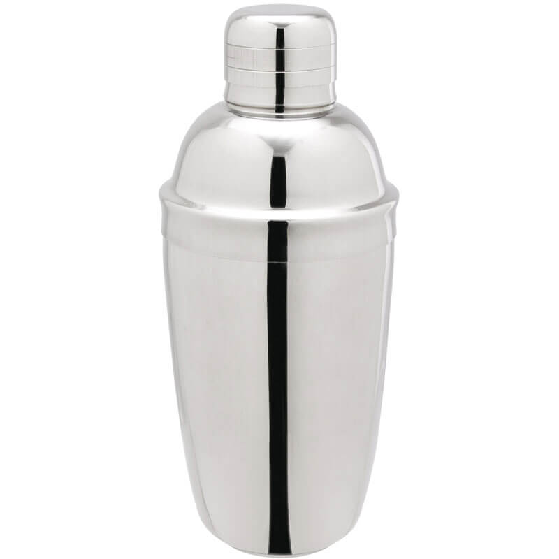 Cocktail Shaker, Edelstahl, dreiteilig, poliert - 500ml