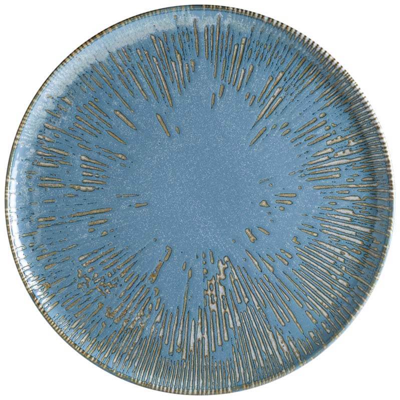 Bonna Snell Sky Gourmet Pizzateller 32cm blau - 6 Stück Bonna Snell Sky Gourmet Pizzateller 32cm blau - 6 Stück