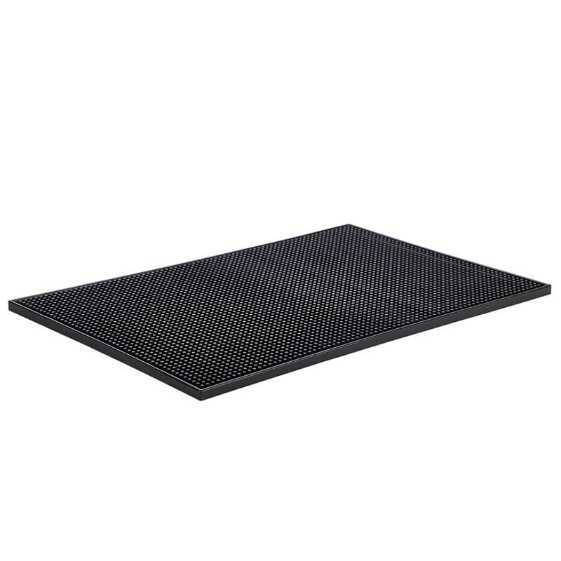 Barmatte PVC schwarz - 45x30x1cm