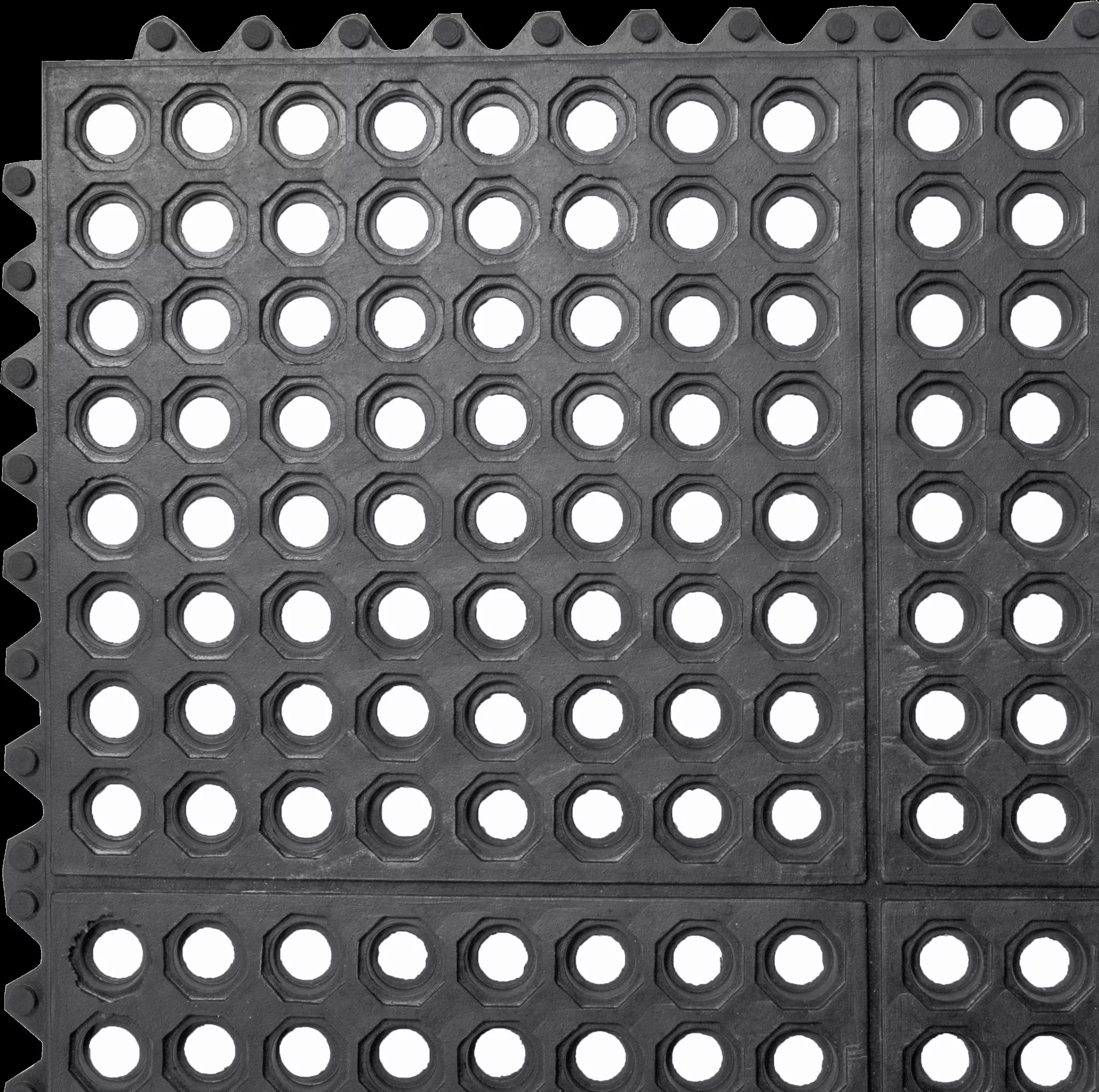 Fußbodenmatte - Gummi (91,5 x 91,5cm) Fußbodenmatte - Gummi (91,5 x 91,5cm)