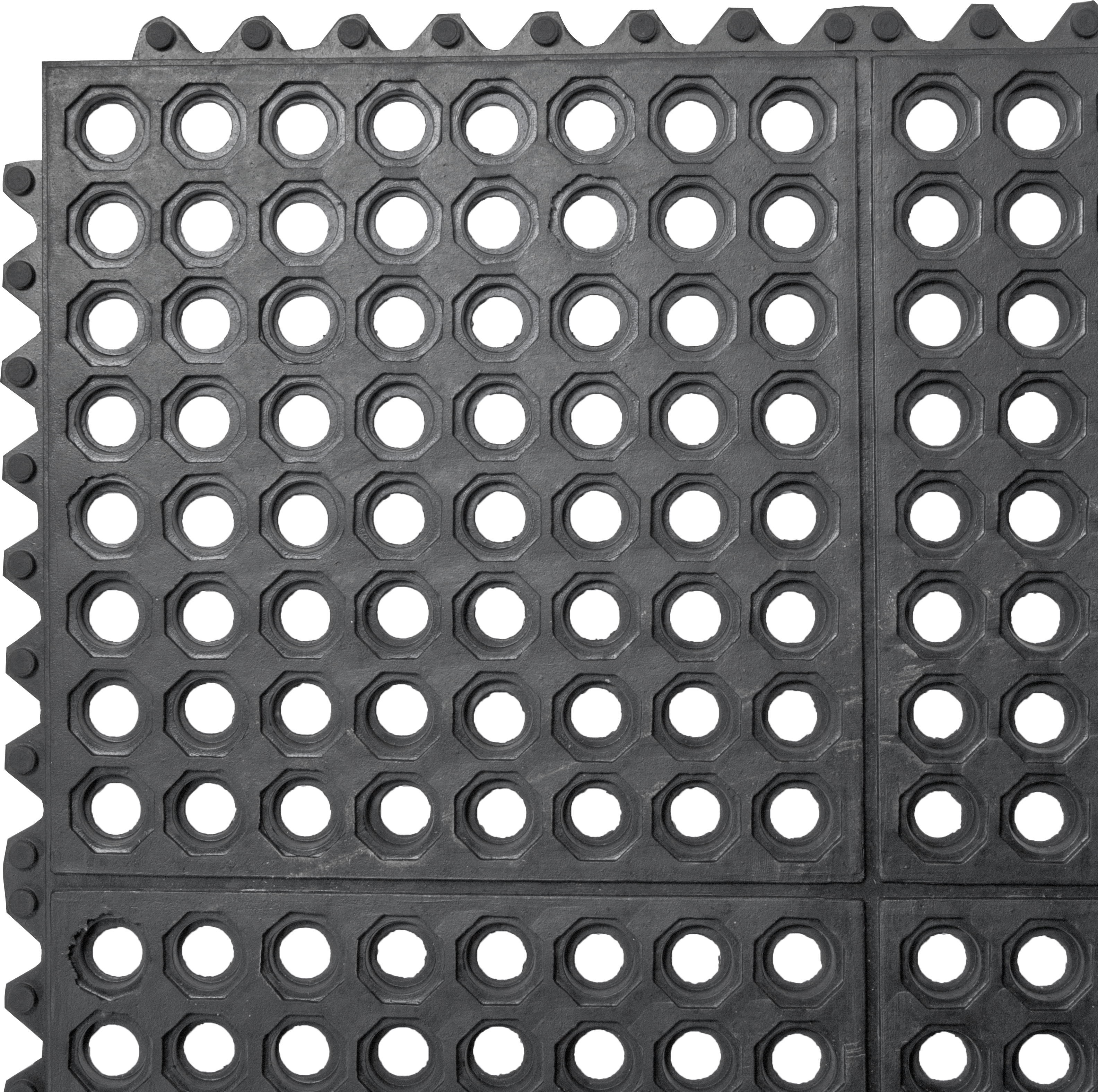 Fußbodenmatte - Gummi (91,5 x 91,5cm)