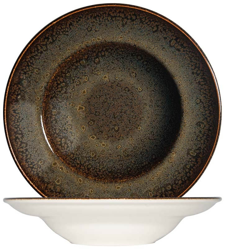 Bonna Ore Tierra Gourmet Pastateller 27cm, 45cl braun - 6 Stück Bonna Ore Tierra Gourmet Pastateller 27cm, 45cl braun - 6 Stück