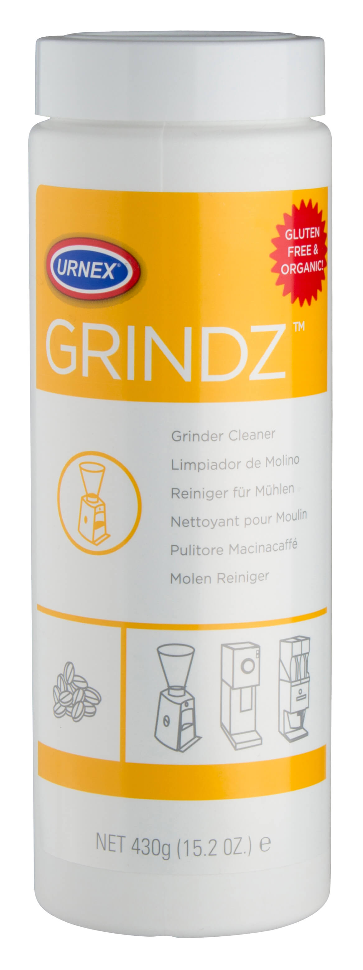 Reiniger für Kaffeemühle, Grindz Urnex (430g)
