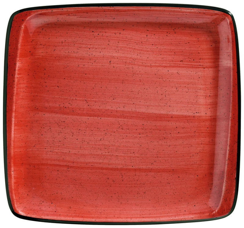 Bonna Aura Passion Moove Platte 32x30cm rot - 6 Stück Bonna Aura Passion Moove Platte 32x30cm rot - 6 Stück