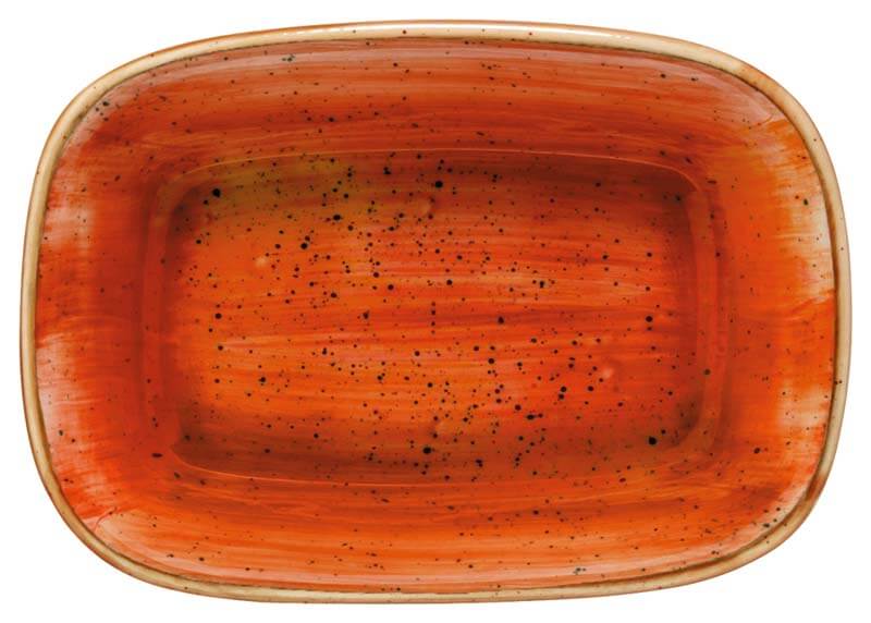 Bonna Aura Terracotta Gourmet Rechteckschale 17x11,5cm orange - 12 Stück Bonna Aura Terracotta Gourmet Rechteckschale 17x11,5cm orange - 12 Stück