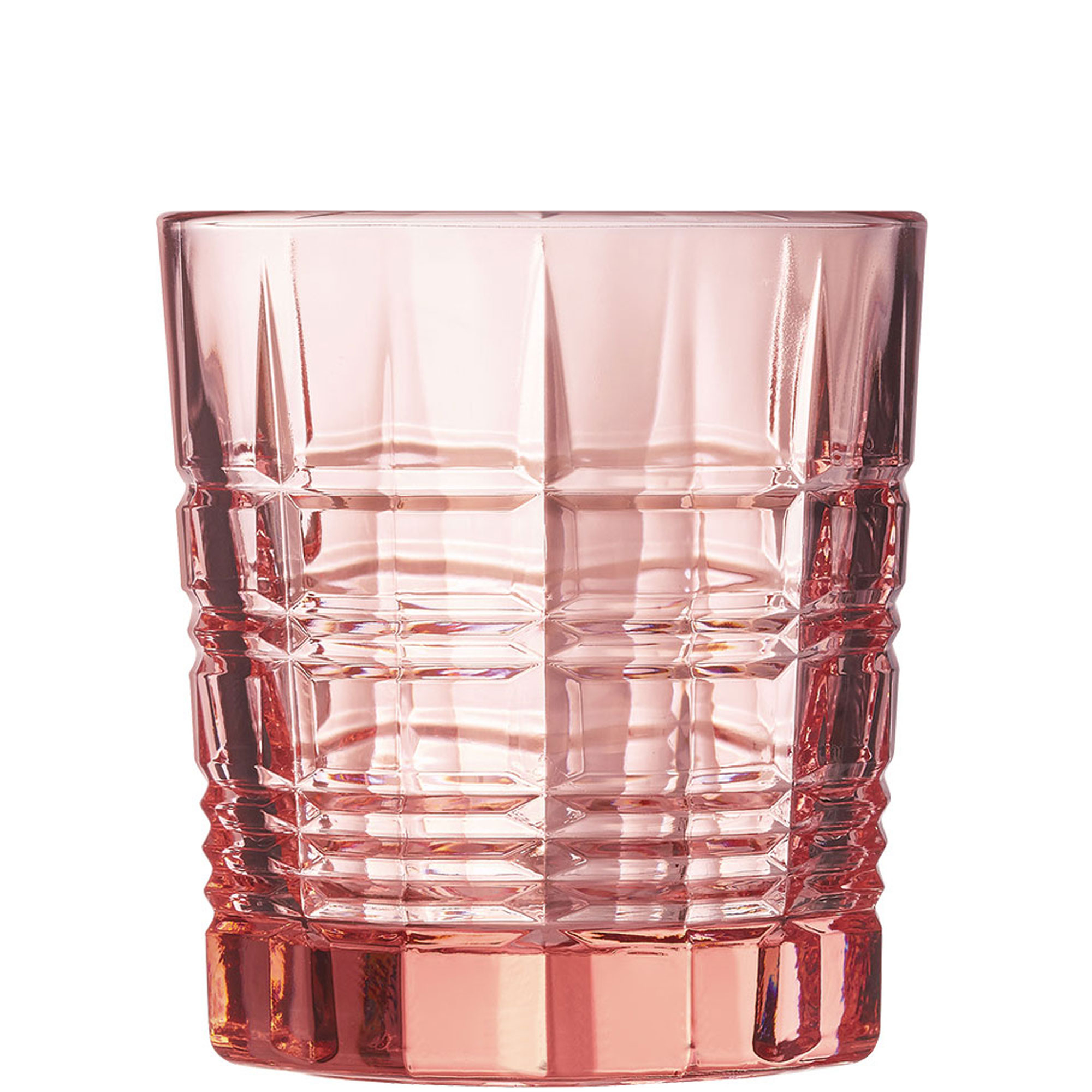 Whiskyglas Brixton Colors, Arcoroc, pink - 300ml (6 Stk.)